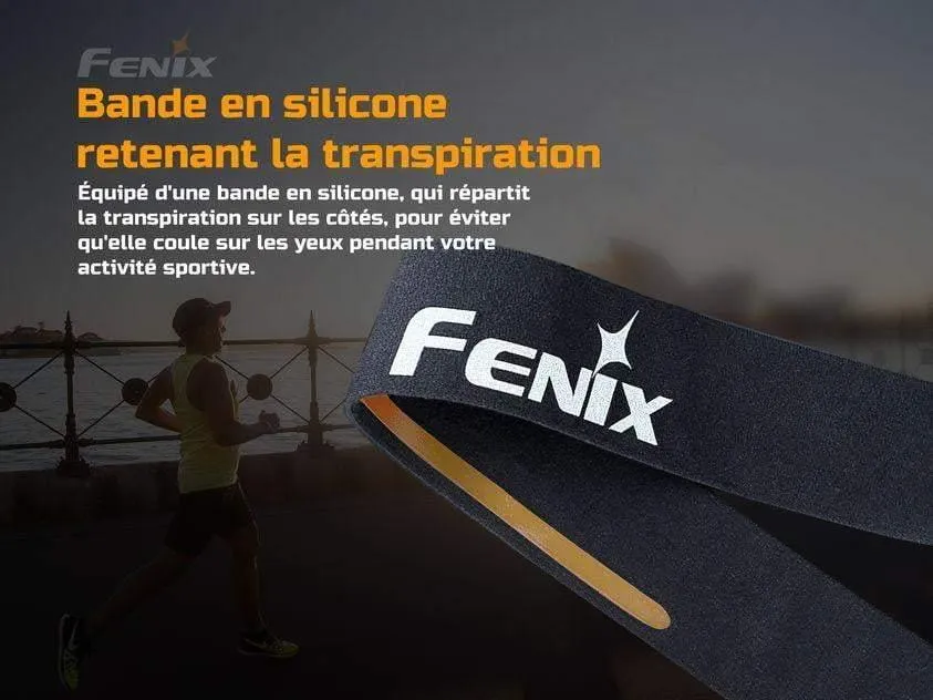 Fenix AFH-10 - serre tête de sport élastique en nylon avec lignes réfléchissantes et anti-transpiration – Image 4