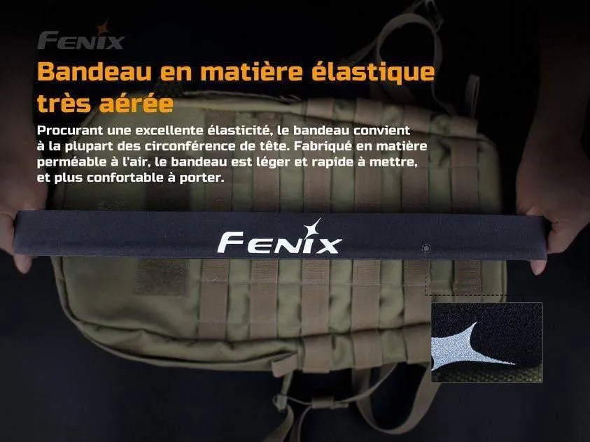 Fenix AFH-10 - serre tête de sport élastique en nylon avec lignes réfléchissantes et anti-transpiration – Image 5