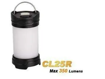 Fenix CL25R - lanterne led rechargeable + pile ARB-L2 - DARK BLACK