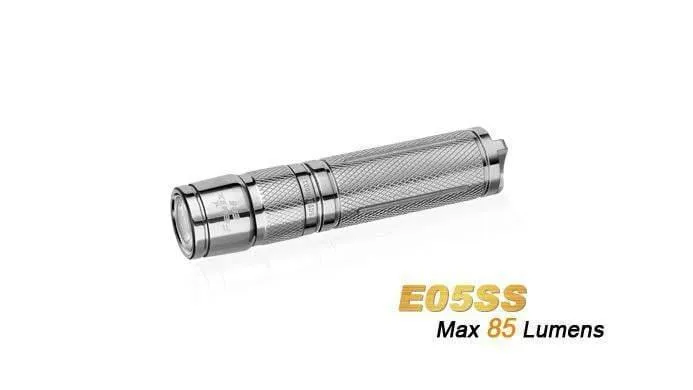 Fenix E05 - édition 2014 - 85 Lumens - Stainless Steel