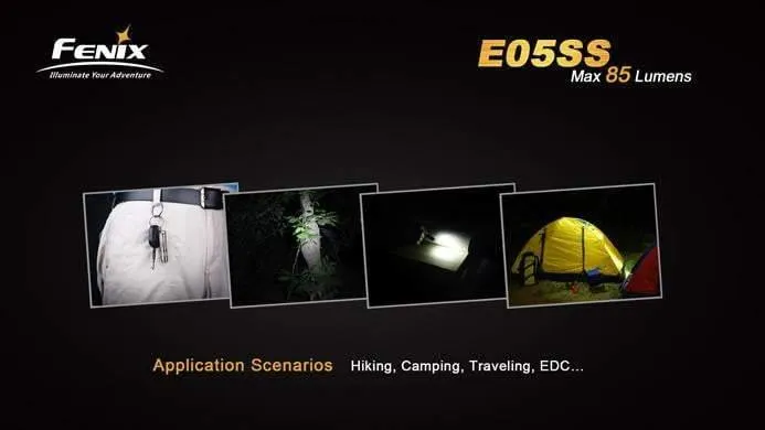 Fenix E05 - édition 2014 - 85 Lumens - Stainless Steel – Image 6