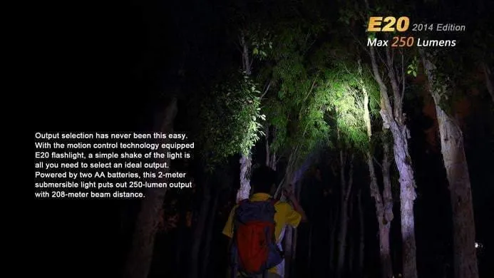 Fenix E20 - édition 2014 - 250 Lumens – Image 4