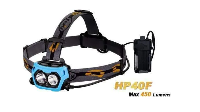 Fenix HP40F - Lumière Bleu ou Blanche - 450Lumens