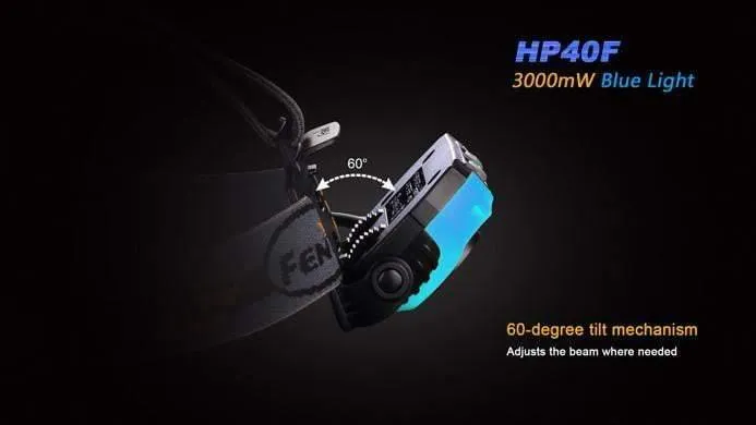 Fenix HP40F - Lumière Bleu ou Blanche - 450Lumens – Image 3