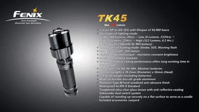 Fenix TK45 R5 - 760 Lumens – Image 4