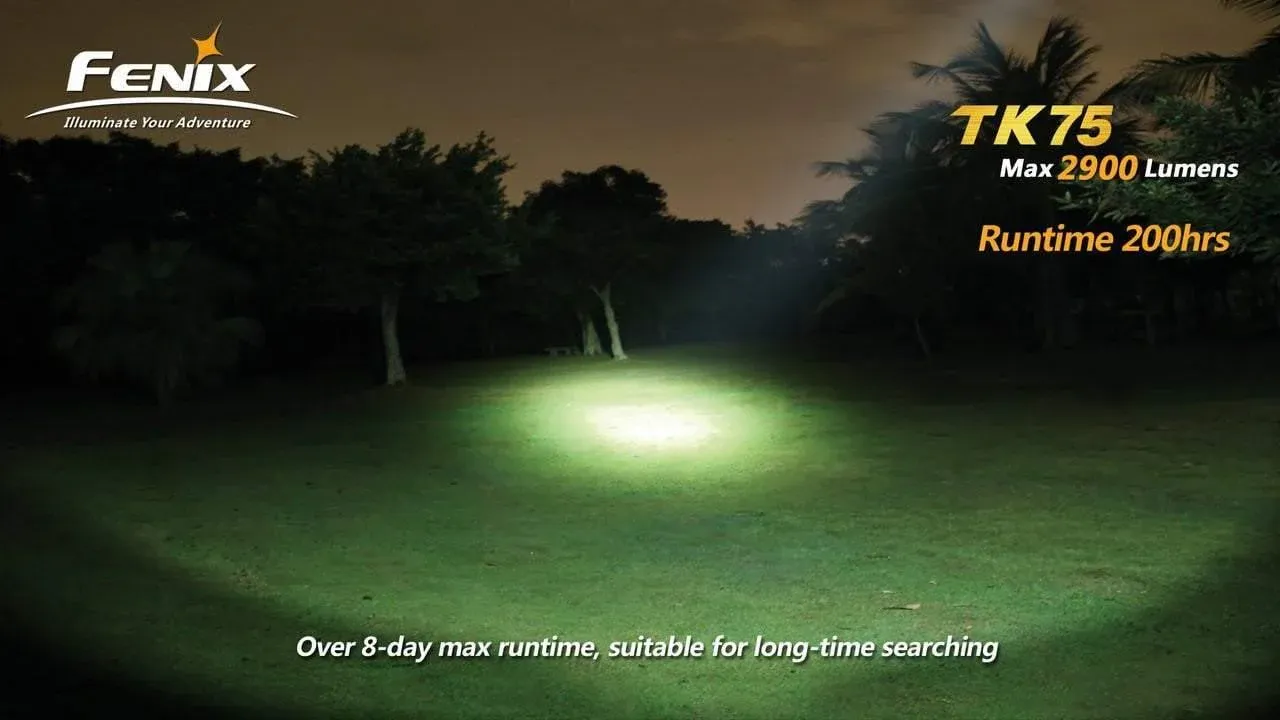 Fenix TK75 U2 - 2900 Lumens nouvelle génération – Image 3