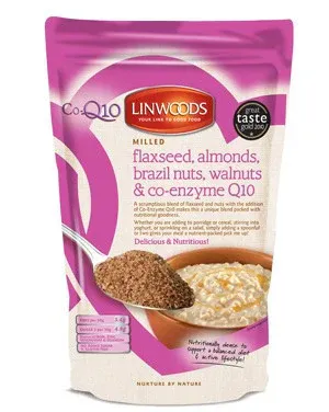 Milled Flaxseed Almonds Brazil Nuts Walnuts & Co-Enzyme Q10 (360g)