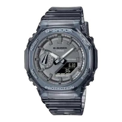 G-Shock - Montre Homme Simplicity Silver Translucide