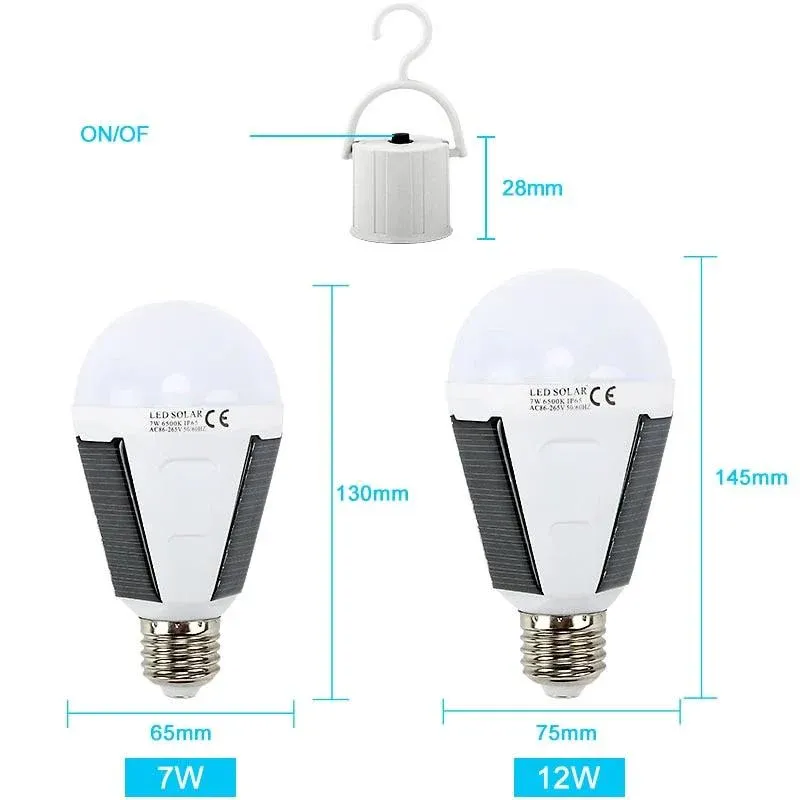 Ampoule Solaire à suspendre "Triple Panneau" – Image 3