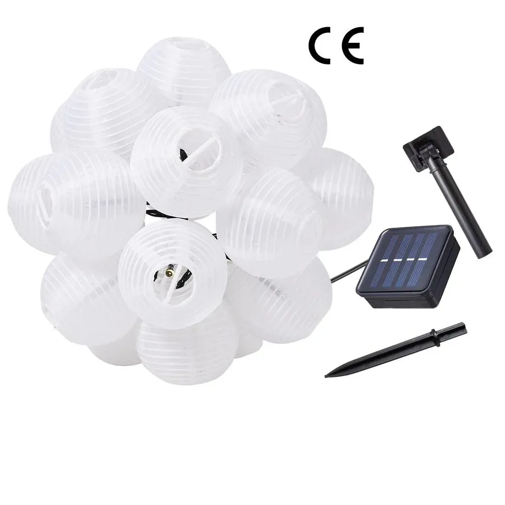 Guirlande solaire multicolore Lampion Chinois – Image 3