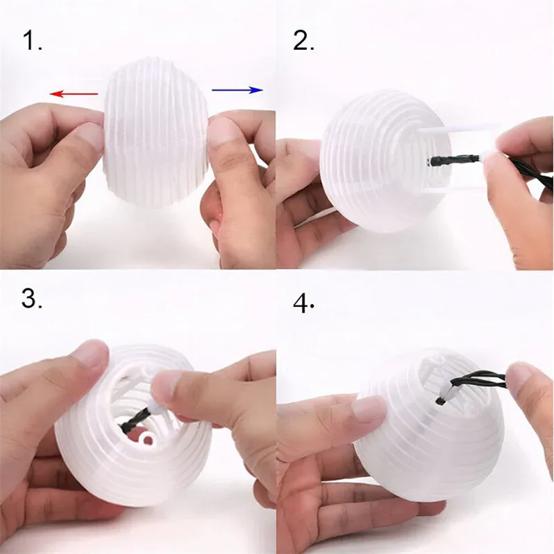 Guirlande solaire multicolore Lampion Chinois – Image 5