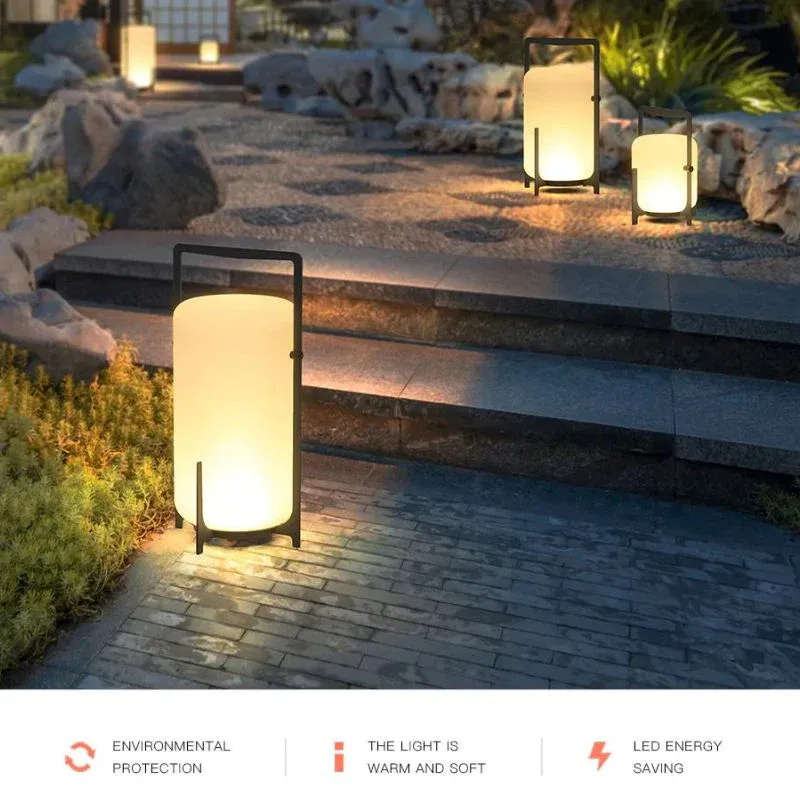 Lampe solaire design Lanterne de luxe (Inox) – Image 3