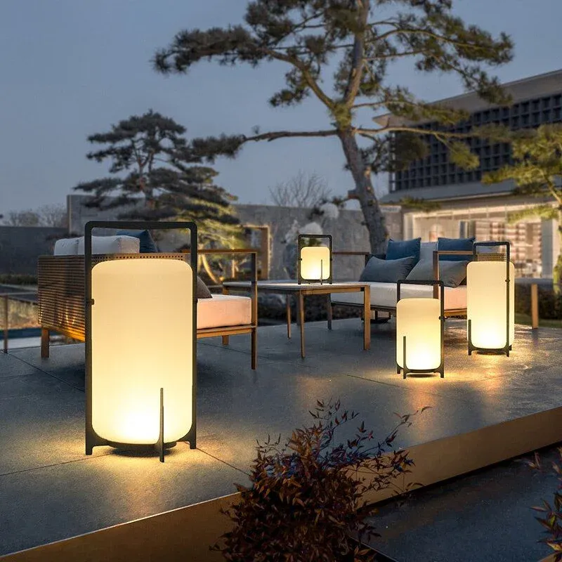 Lampe solaire design Lanterne de luxe (Inox) – Image 2