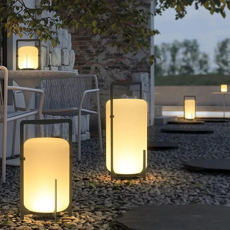 Lampe solaire design Lanterne de luxe (Inox) – Image 5