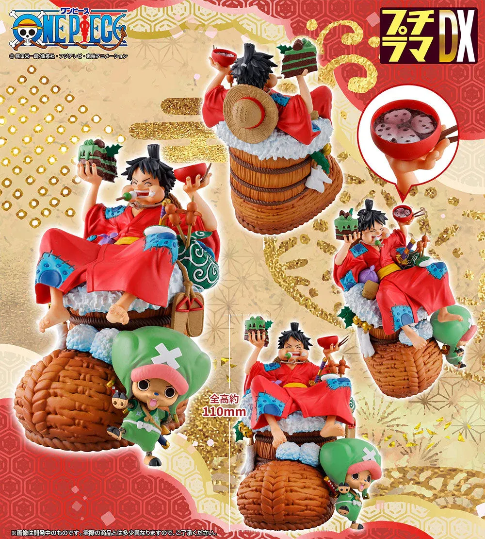 Figurine One Piece - Luffy & Chopper Megahouse Puchirama DX Logbox Re Birth Vol. 1