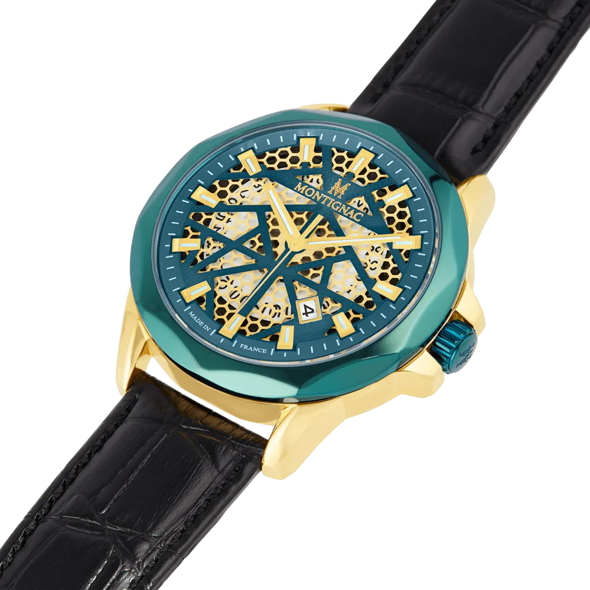 Montignac - Montre Round Automatique Cadran Vert – Image 2