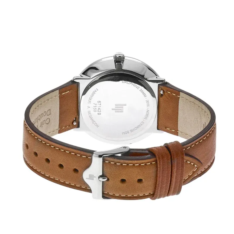 LIP - Montre Homme Dauphine Marron Blue 38 mm – Image 2