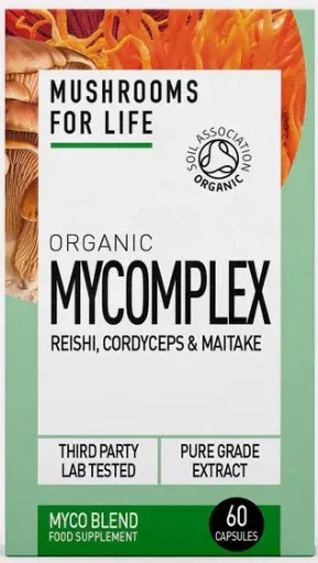 ORGANIC MYCOMPLEX MUSHROOM – 60 CAPSULES