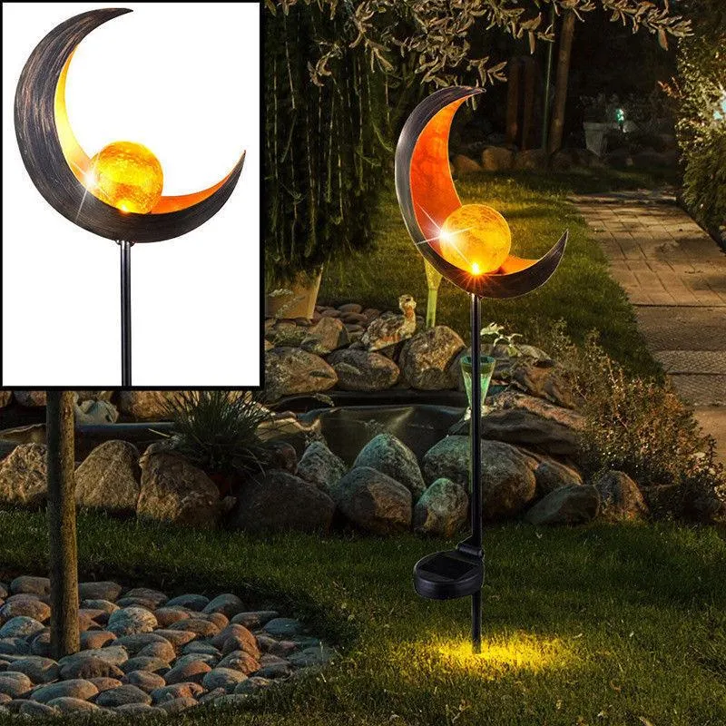 Piquet solaire jardin en Croissant de lune – Image 3