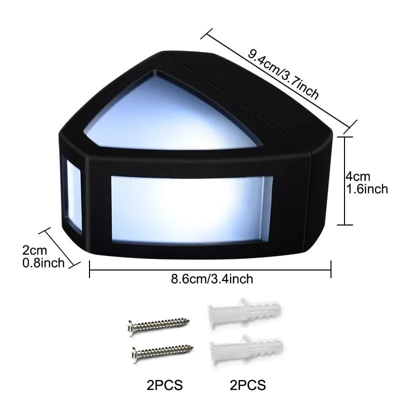 Applique murale solaire décorative noire – Image 4