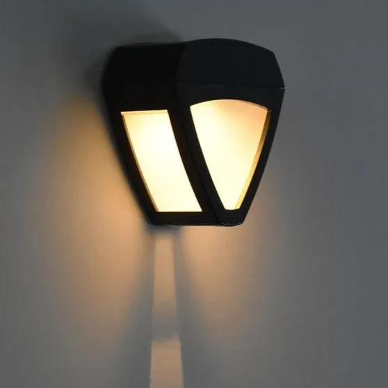 Applique murale solaire décorative noire – Image 3