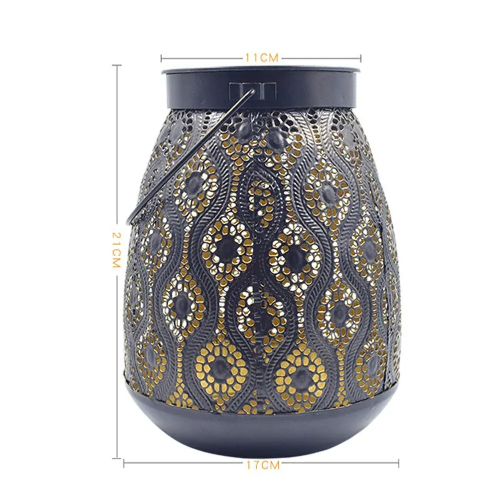 Lanterne Solaire Marocaine "Design en Fer" – Image 6