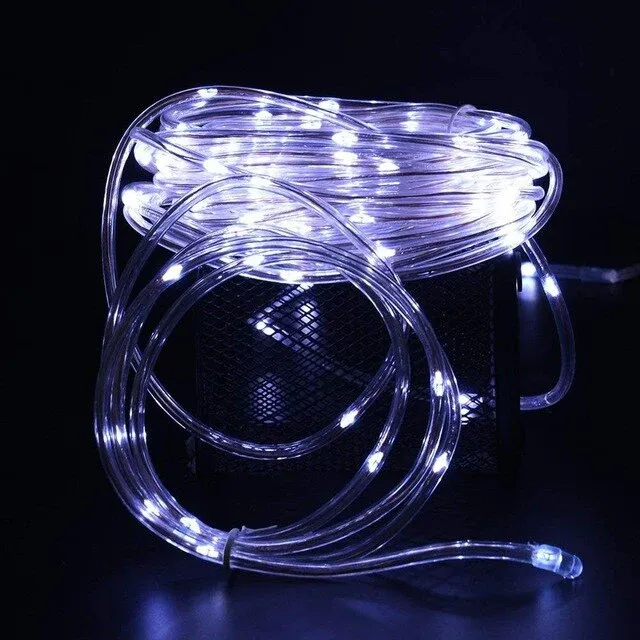 Guirlande Solaire "Tube Lumineux 100 LED 12 Mètres" – Image 9