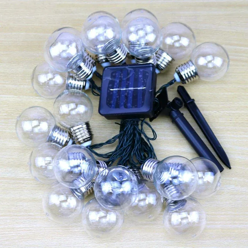 Guirlande Ampoule Solaire 10 Ampoules de Feston Claire – Image 3