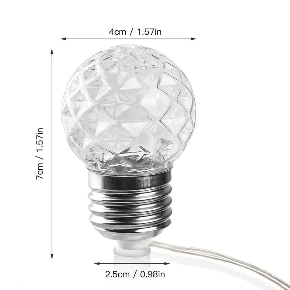 Guirlande solaire "10/20 Boules LED transparentes" – Image 6