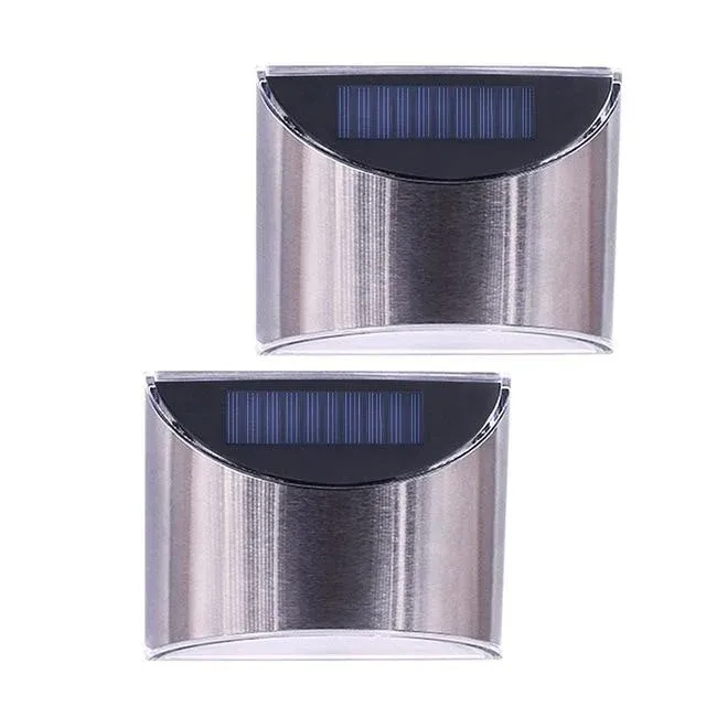 Applique murale solaire détecteur LED en Inox – Image 3