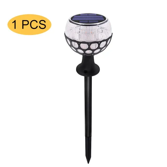 Balise solaire extérieur "Boule de Flamme 96 LED" (2en1) – Image 2