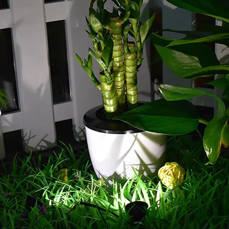 Lampe solaire jardin puissante pour plantes (2 Spot LED) – Image 3