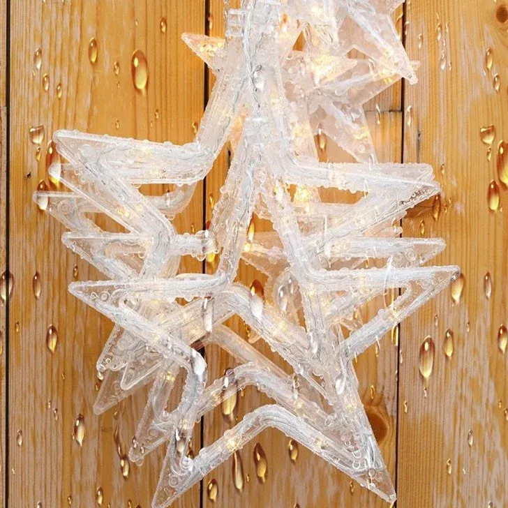 Guirlande solaire "Étoile lunaire pour terrasse" (3,5m) – Image 6