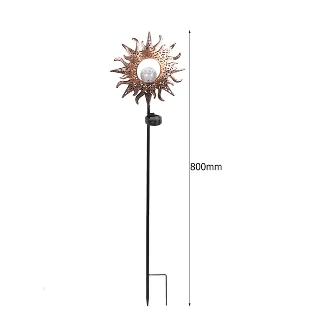 Lampe solaire jardin "Soleil de flamme" – Image 5