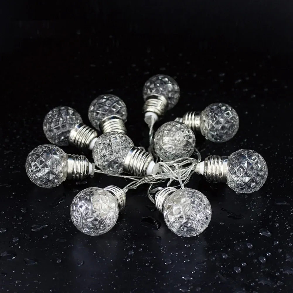 Guirlande solaire "10/20 Boules LED transparentes" – Image 5