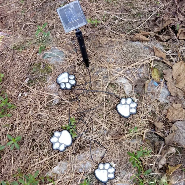 Décoration solaire "Patte d'ours lumineuse" – Image 2