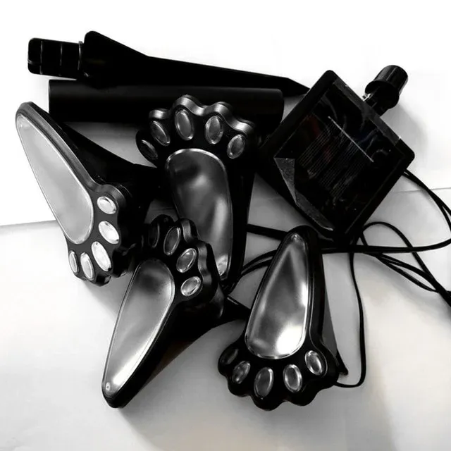 Décoration solaire "Empreintes d'animaux pattes d'Ours/Yéti" – Image 8