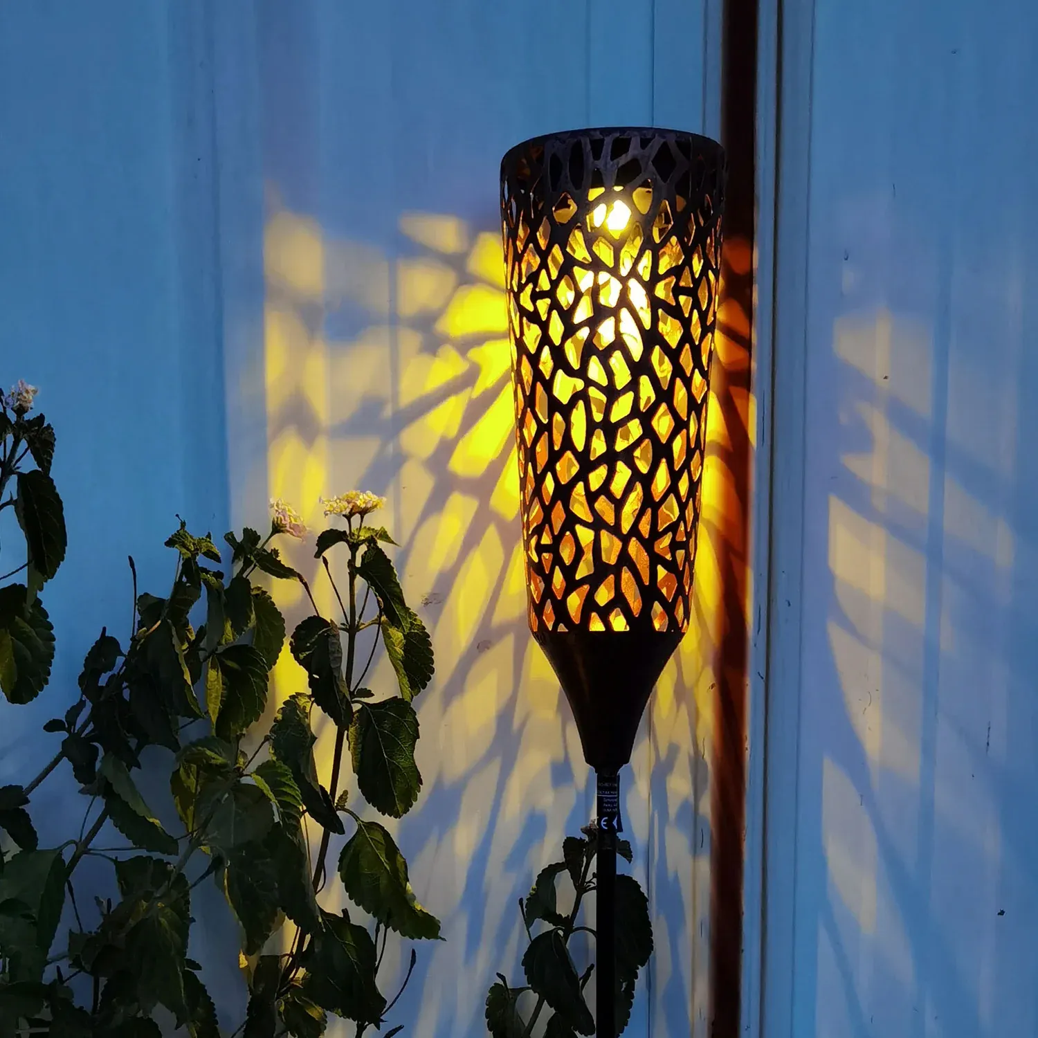 Lampe solaire piquet "Lumineuse métal vintage" – Image 6