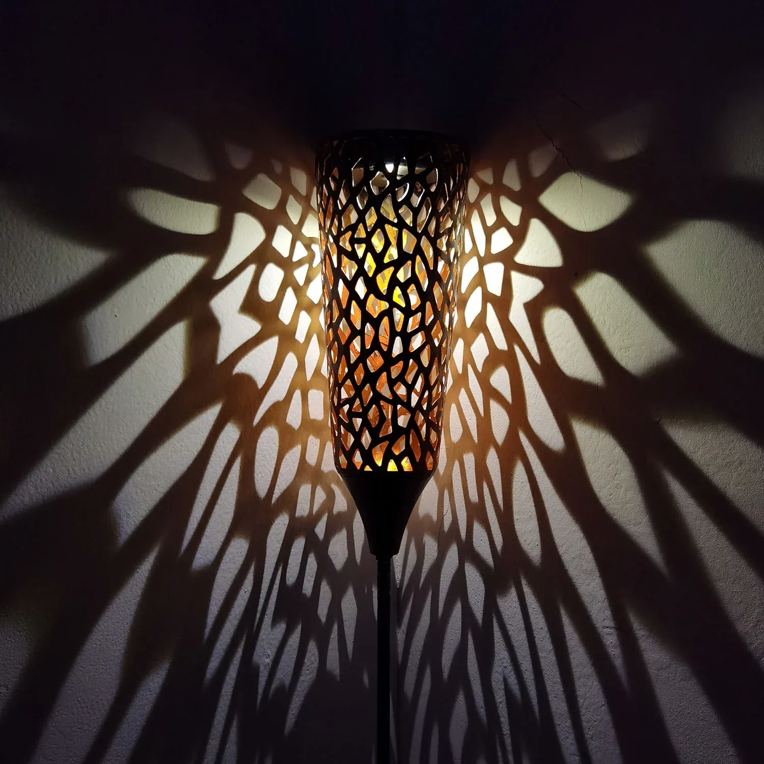 Lampe solaire piquet "Lumineuse métal vintage" – Image 9