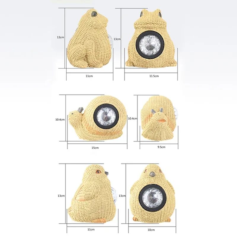 Animaux solaire "Oiseaux lumineux de jardin" – Image 5