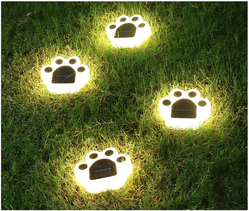 Lampe de sol solaire Patte d'ours – Image 7