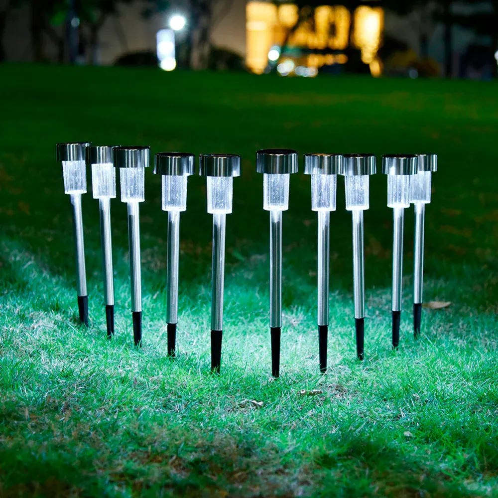 Balise solaire extérieure "10 Pièces Multicolore Inox" – Image 6