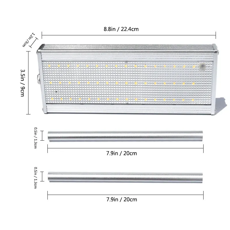 Lampadaire solaire Mini murale 48 LED en Alu – Image 4