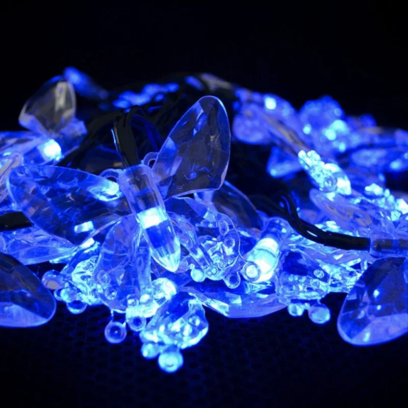 Guirlande Solaire Multicolore "Papillon de Cristal" – Image 7