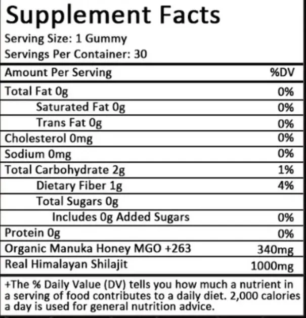 Shilajit Gummies 30's – Image 2