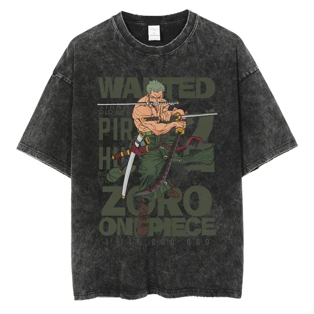 T-Shirt One Piece Oversize - Zoro Wanted