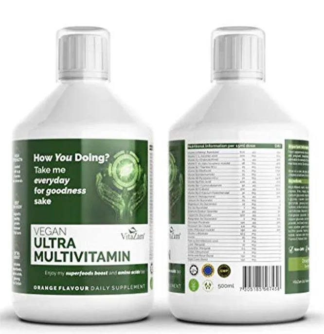 VitaZam Ultra Vegan Multivitamin (500ml)